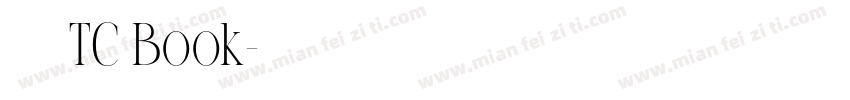 翔鶴黑體 TC Book字体转换